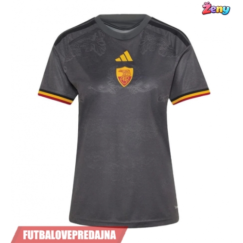 Lacne Ženy Futbalové dres AS Roma Rodrigo Mora #86 2026-27 Krátky Rukáv - Tretina